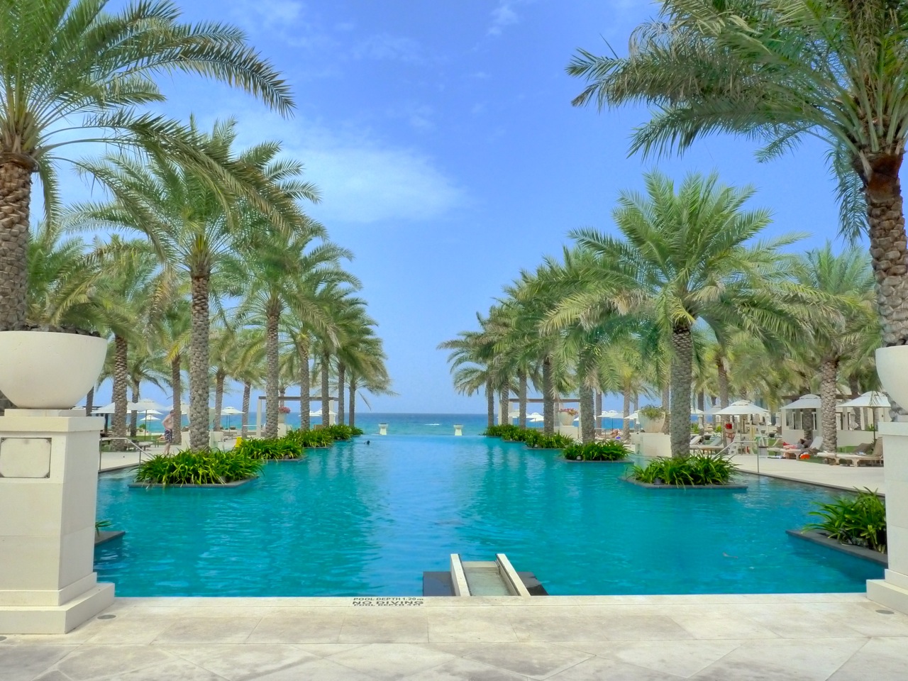 Pool eines Hotels in Muscat