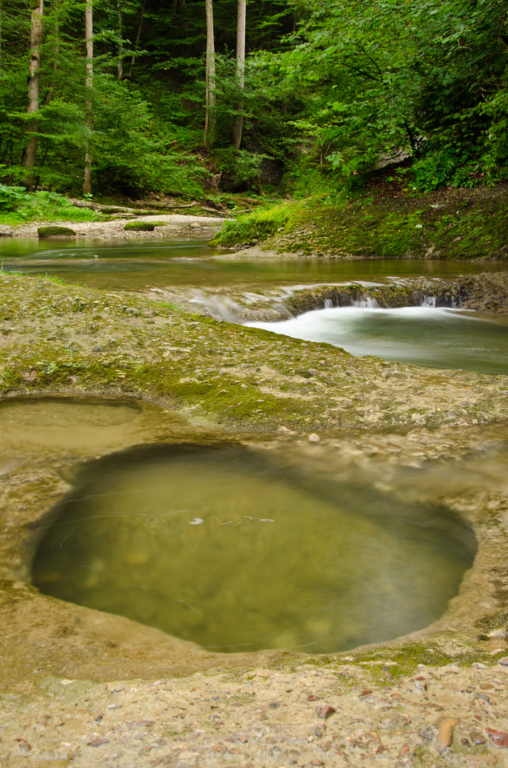 Pool im Eistobel bei Isny