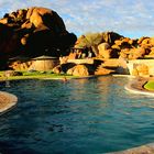 Pool in der Canyon Lodge