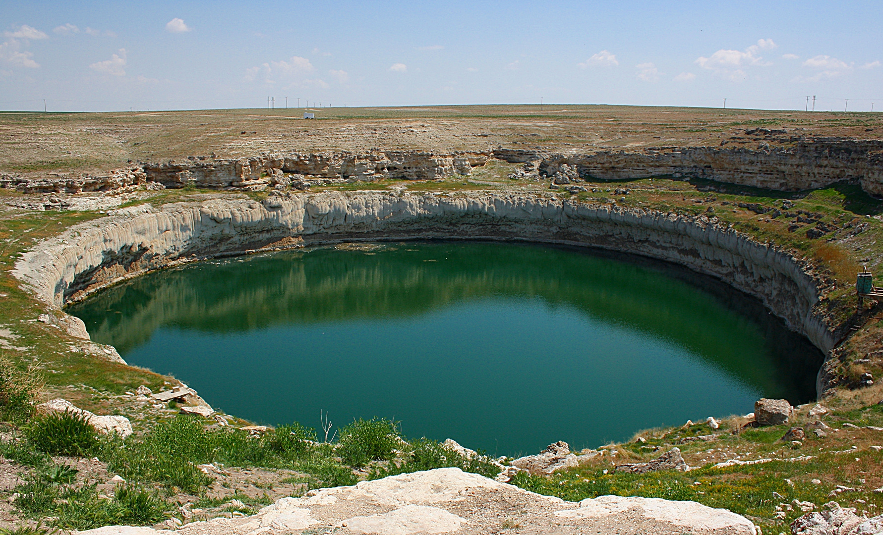 Pool in der Steppe