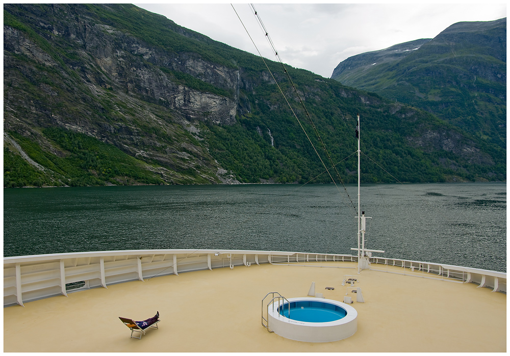 Pool Party im Fjord