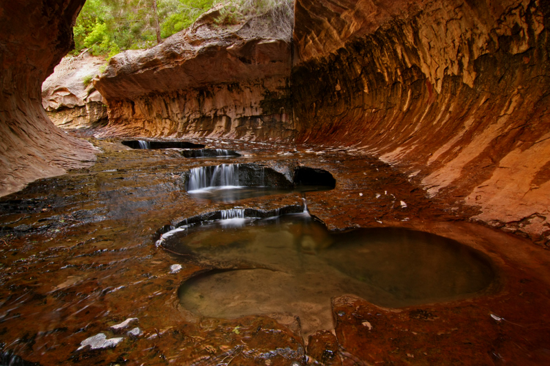 Pools in der "Subway", Zion NP