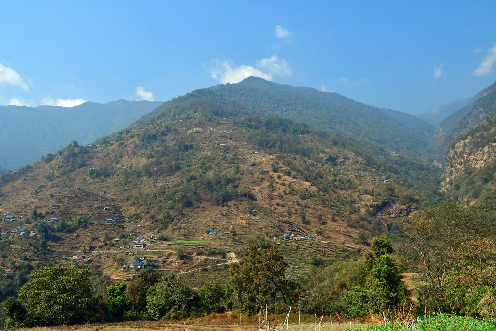 Poon Hill Trek, Blick von Hile