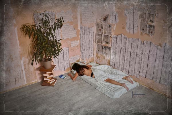 "Poor Lady laying in the Bed"