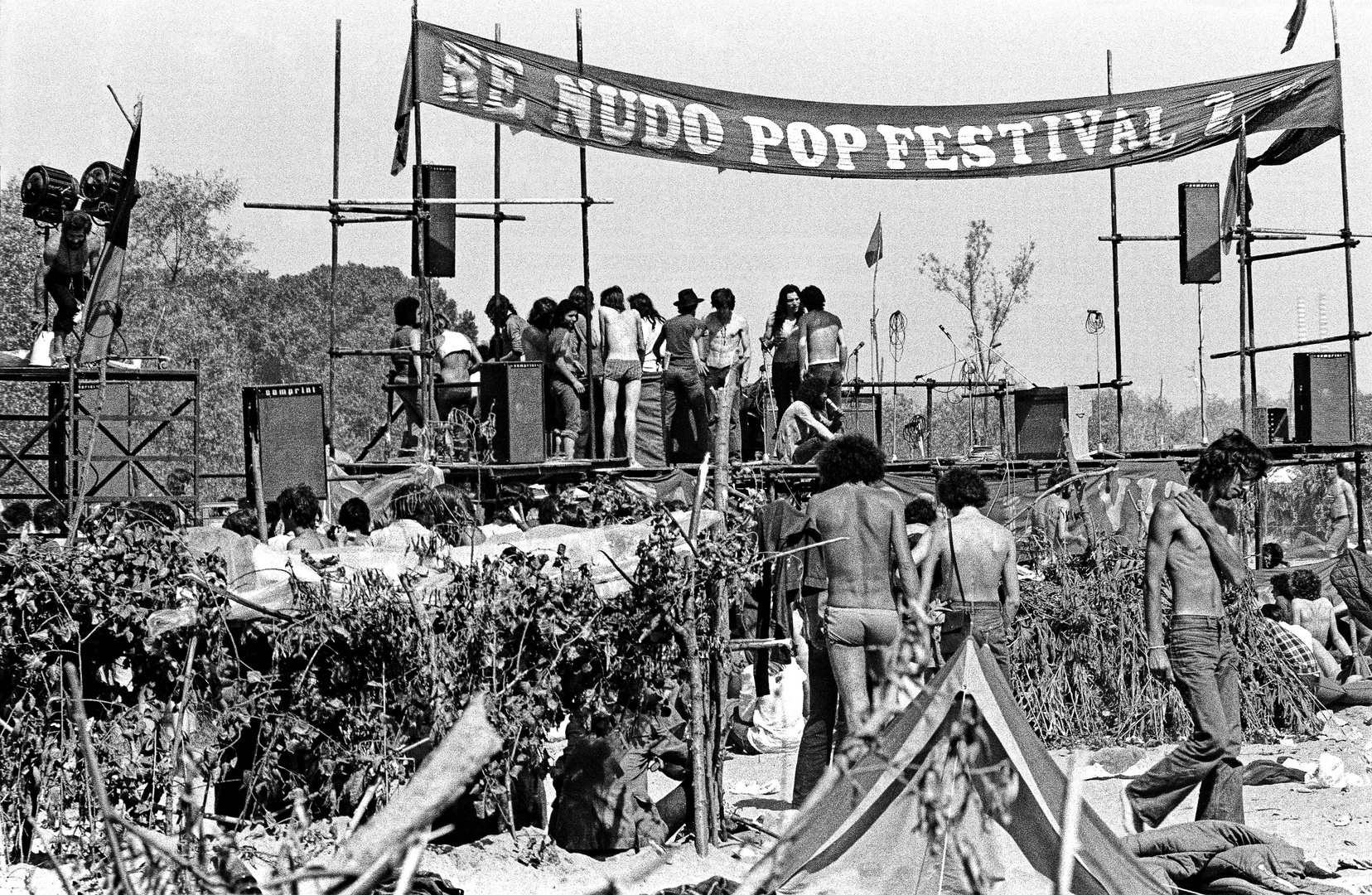 Pop Festival di "Re Nudo", Zerbo, giugno 1972