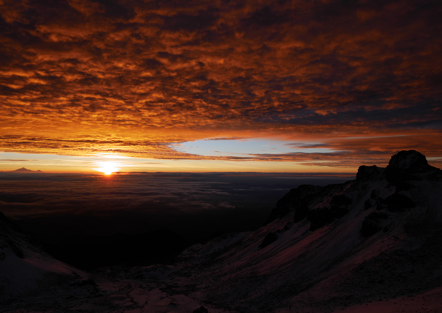 Popocatepetl bei Sonnenaufgang