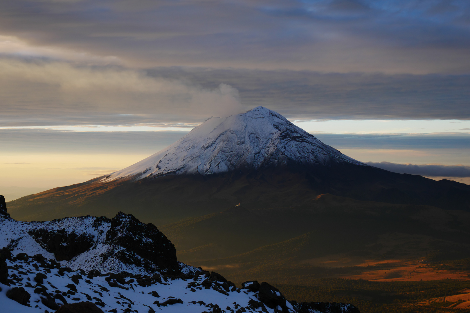 Popocatepetl bei Sonnenaufgang