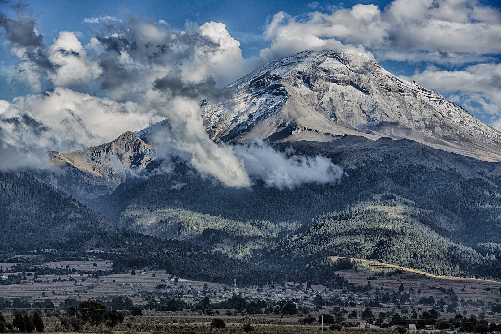 POPOCATEPETL DESDE AMECAMECA