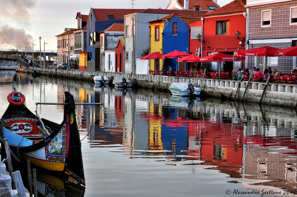 Pôr do sol em Aveiro