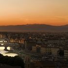 Por do sol em Florença