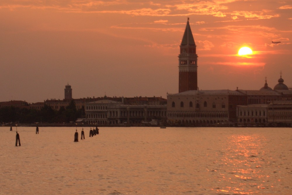 Pôr do sol em Veneza