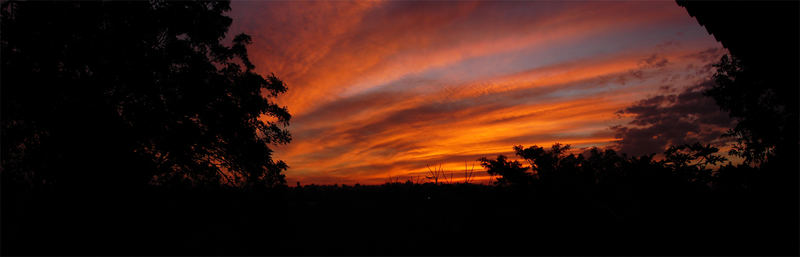 Por do Sol na casinha .