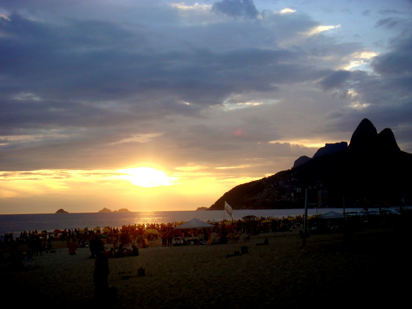 Por do Sol no Rio de Janeiro- Praia Do Leblon