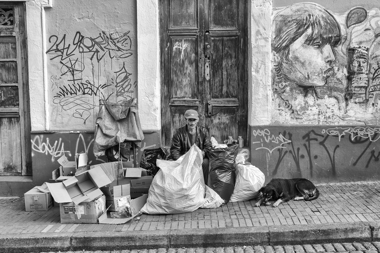 Por las calles de Bogota.