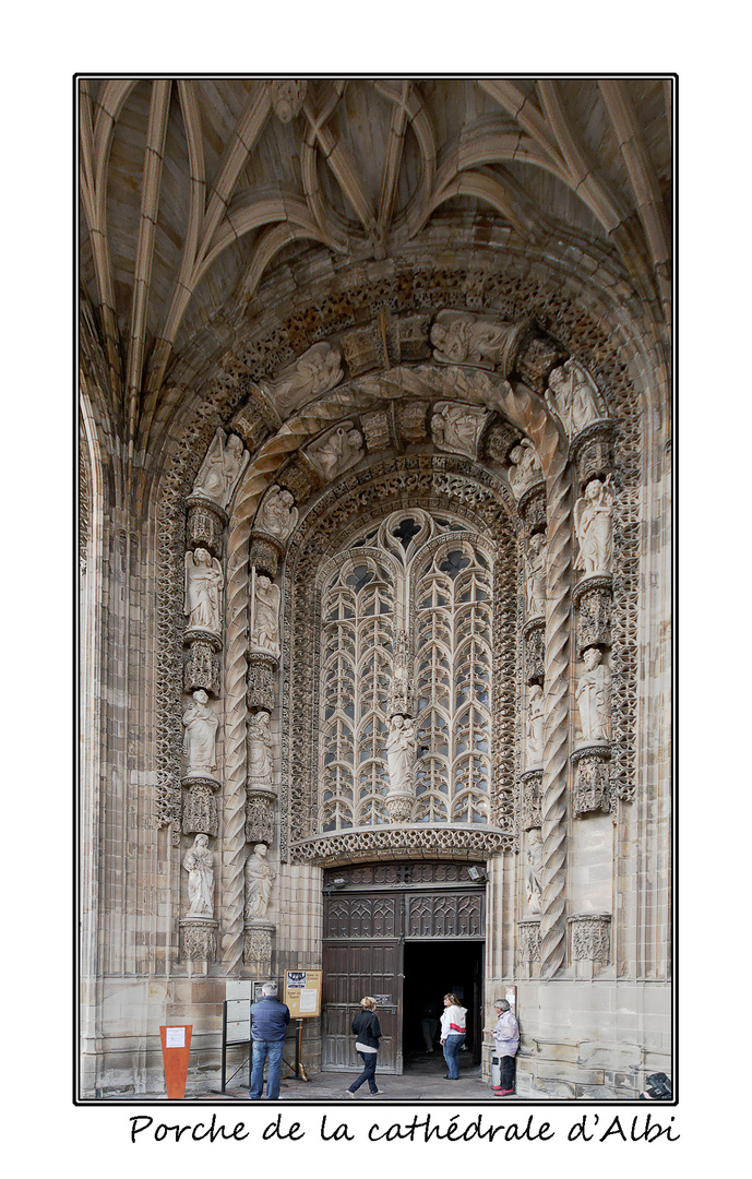 Porche de la cathédrale d'Albi