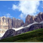 Pordoijoch in den Dolomiten