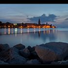 Porec` at night