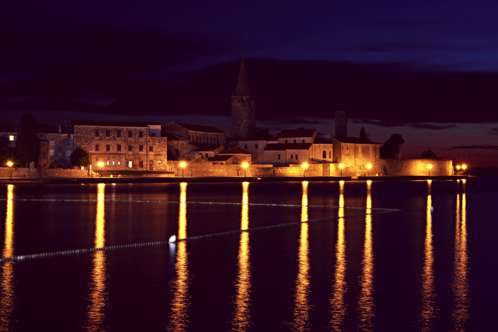 Porec bei Nacht