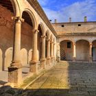 Porreres Innenhof Rathaus - HDR