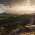 Porschdorf im Abendlicht