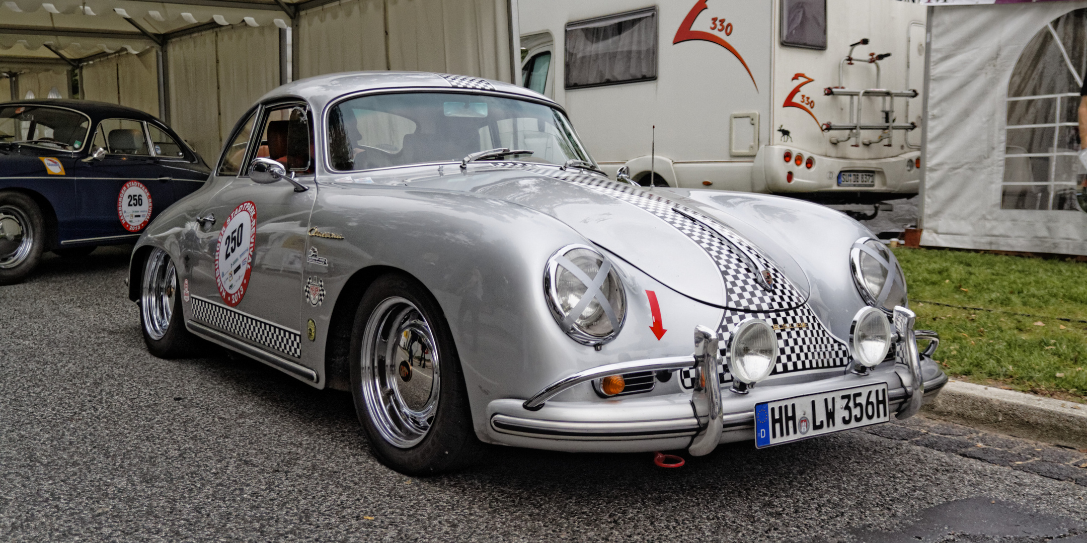 Porsche 356 at Hamburg Stadtpark-Rennen 2013