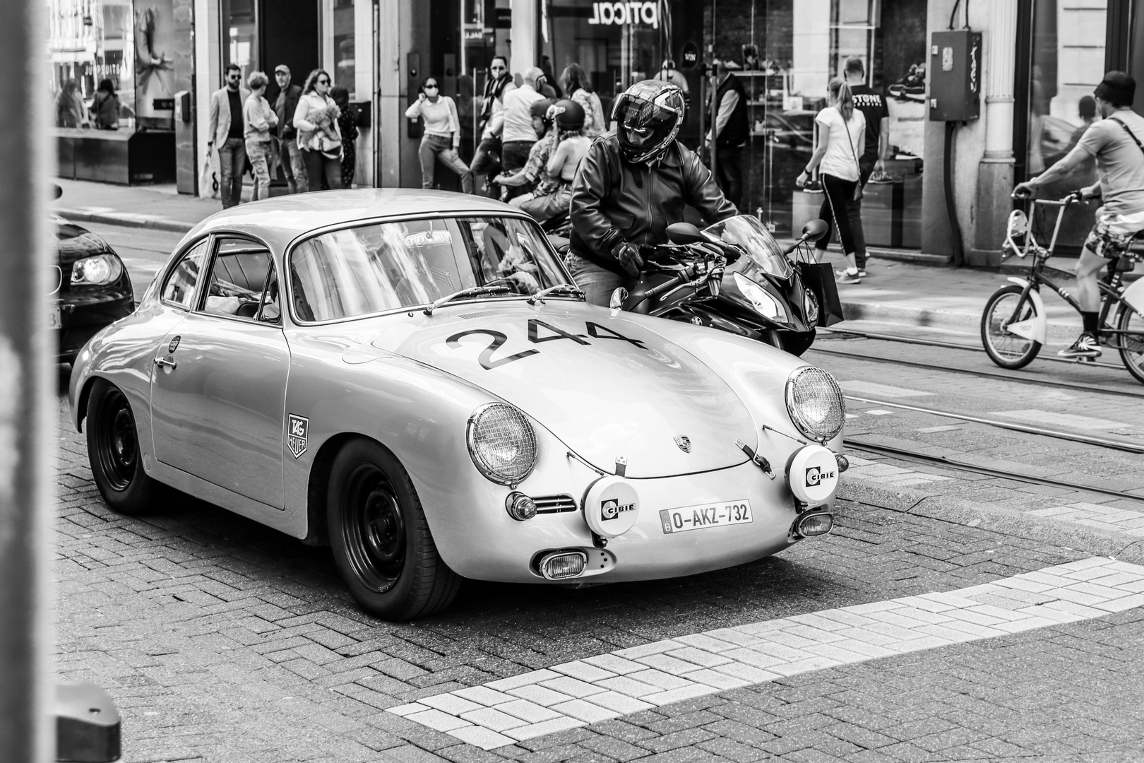 Porsche 356 in Brussel