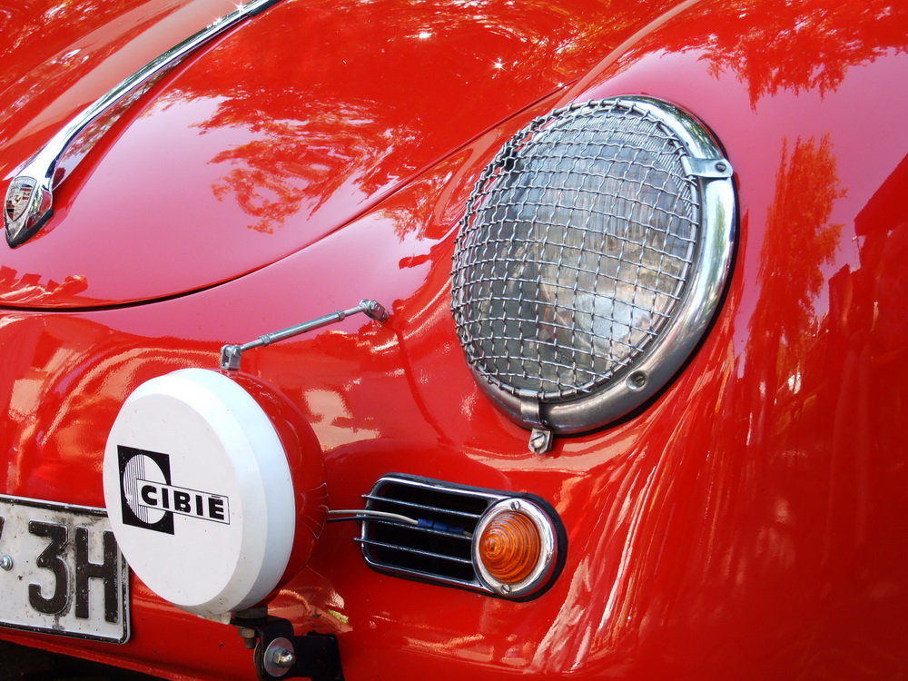 Porsche 356 in Knallrot ! von Rolf Schmelzkopf