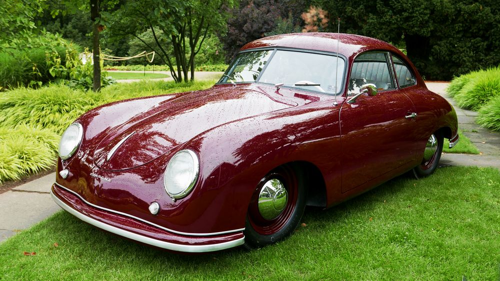 Porsche 356 mit geteilter Frontscheibe