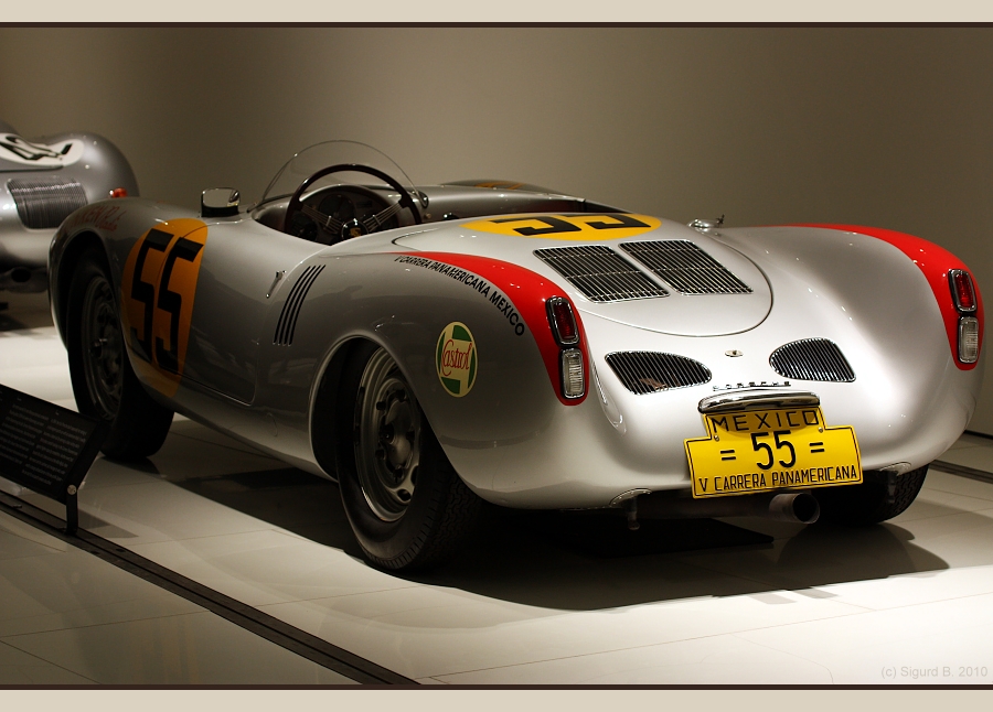 Porsche 550 Spider bei der Carrera Panamericana