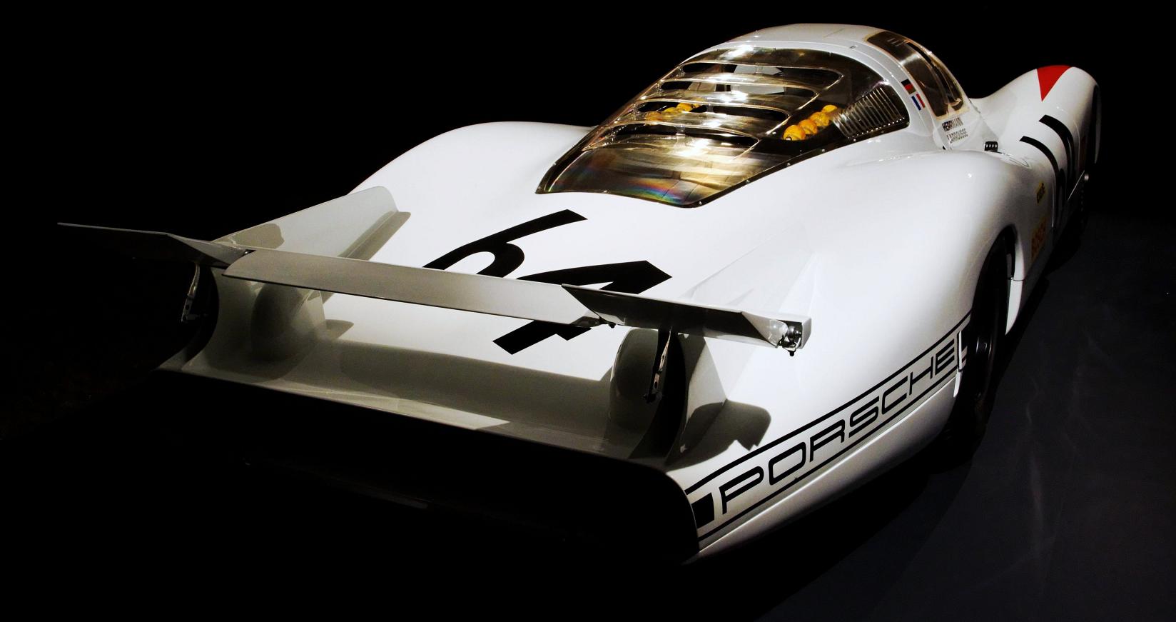 Porsche 908 Langheck-Coupé, Heckansicht