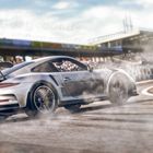 Porsche 911 GT3 RS auf der Rennstrecke in Hockenheim