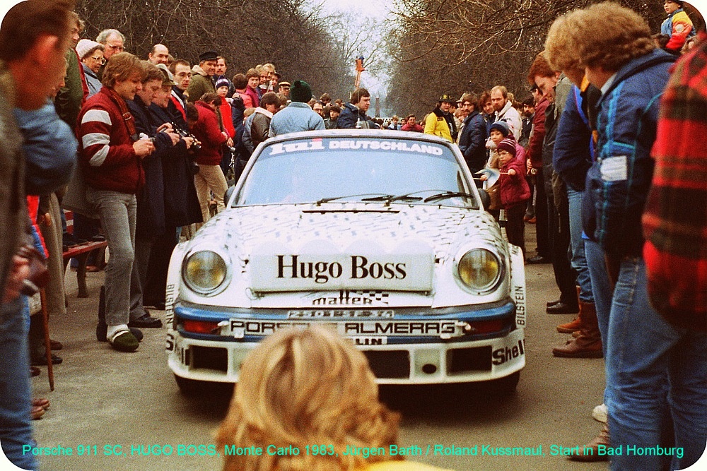 Porsche 911 SC Jürgen Barth / Roland Kussmaul Monte Carlo 1983