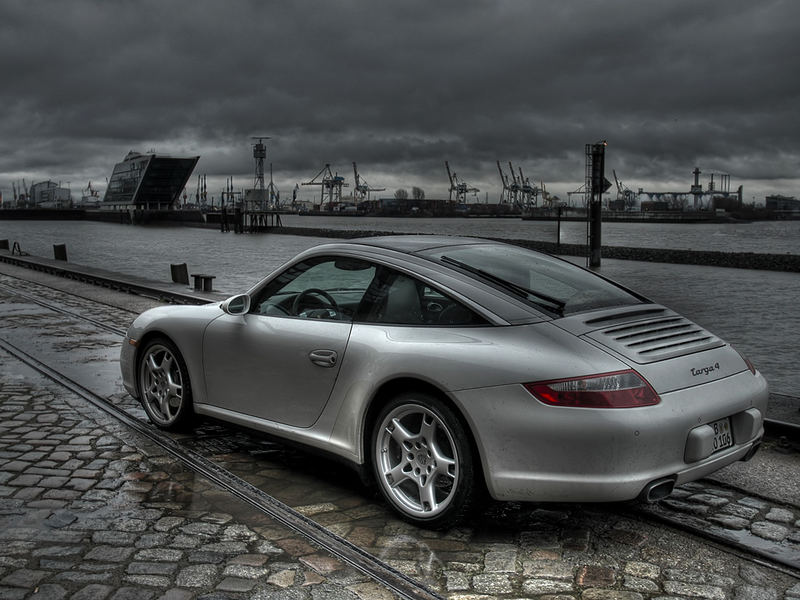 Porsche 911 Targa, Hamburg Hafen