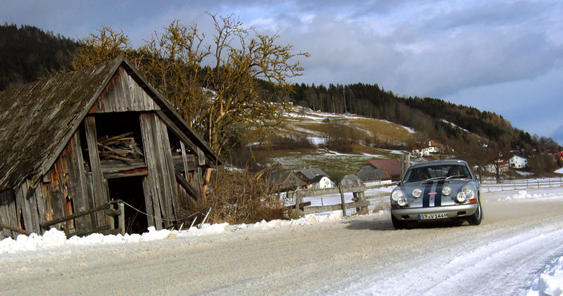 Porsche 911S auf der Planai Classic 2005