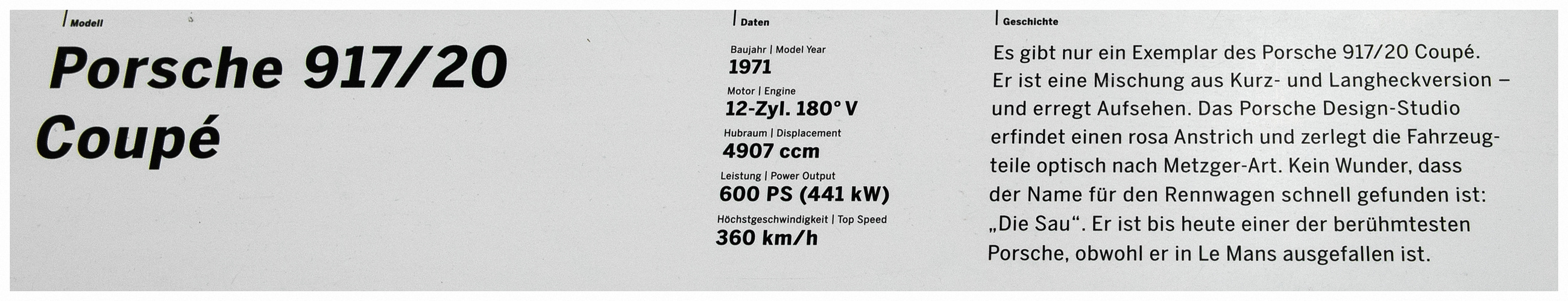 Porsche 917/20 Coupe