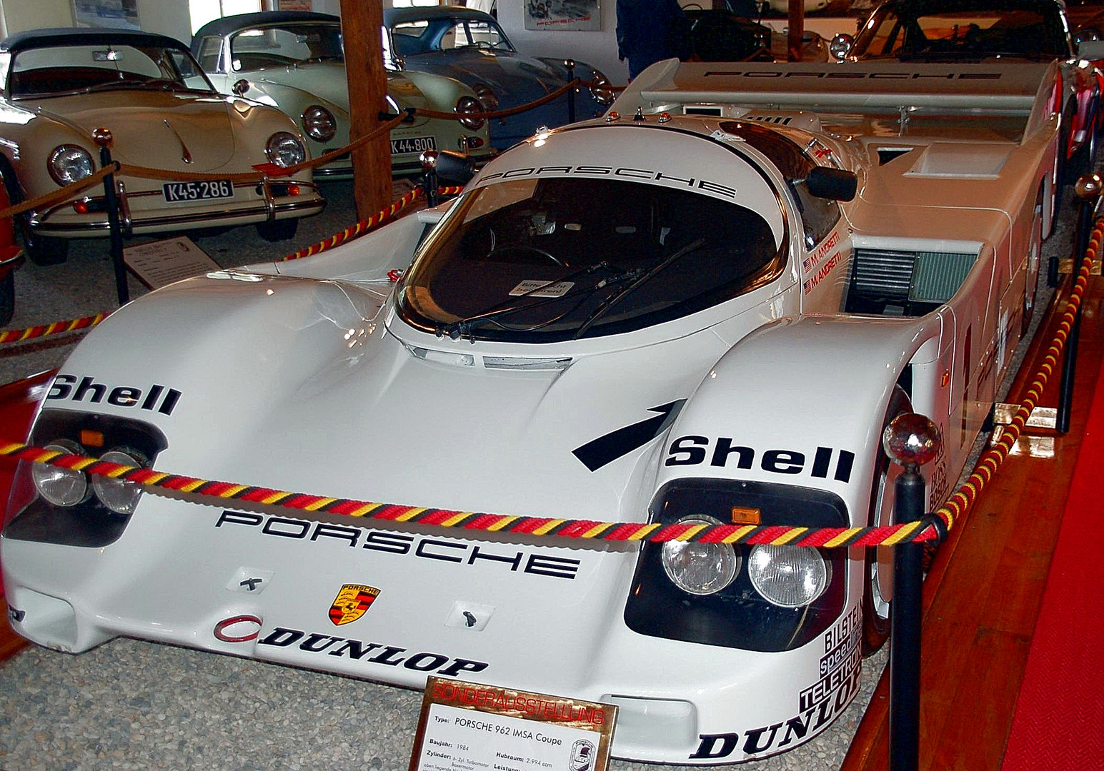 Porsche 962 von Mario Andretti