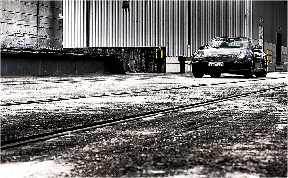 .... Porsche 997 am Hafen ....