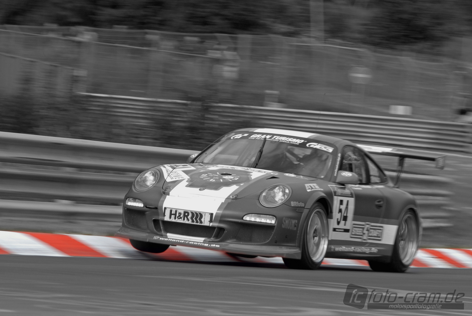 Porsche 997 GT3 beim 5. VLN-Lauf 2011