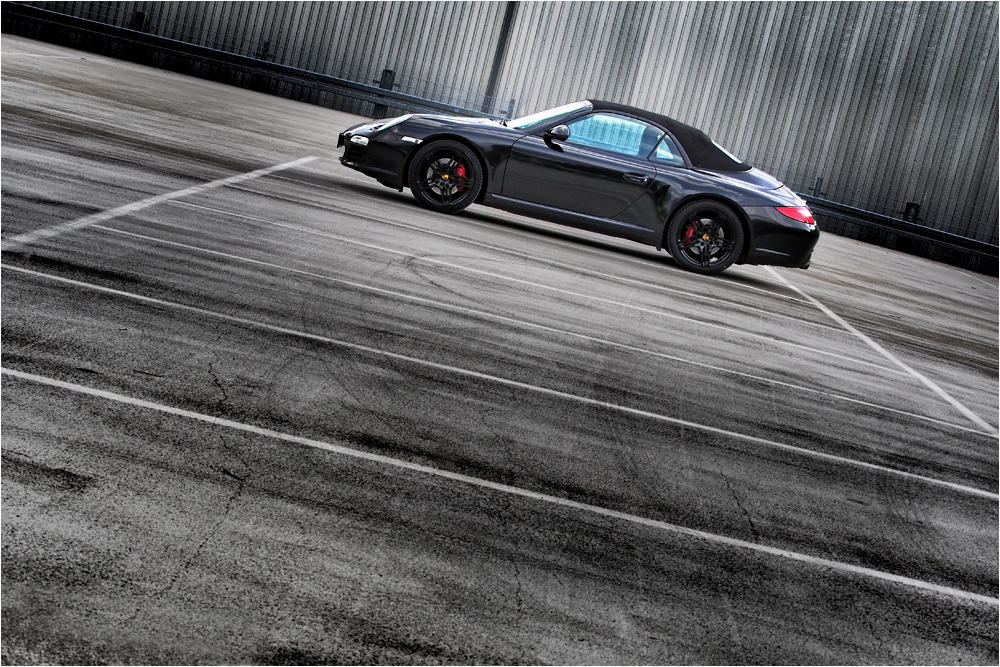 .... Porsche 997 on the Parking Deck ....