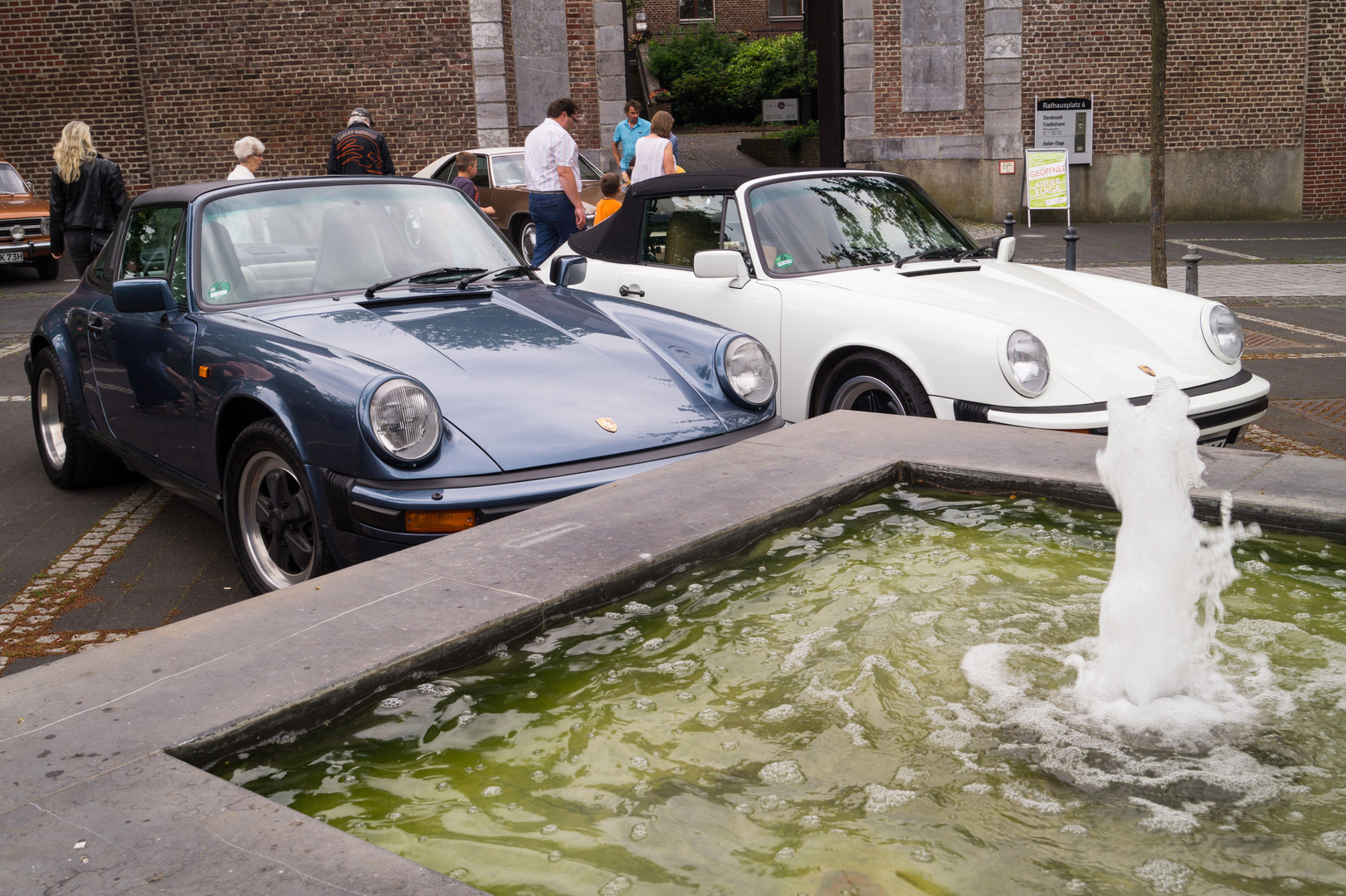 Porsche beim Oldtimertreffen in Wegberg