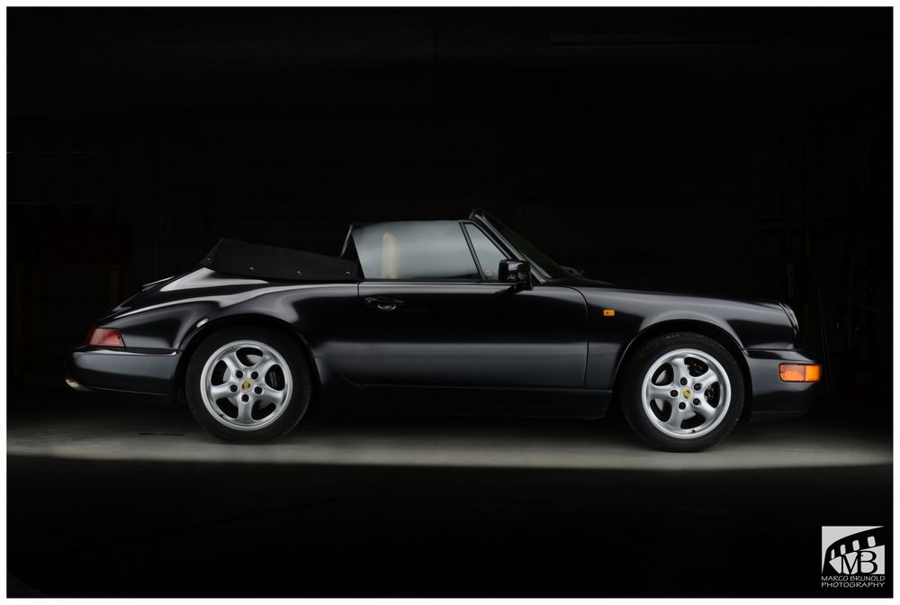 Porsche Carrera 4 1990 Lightpainting