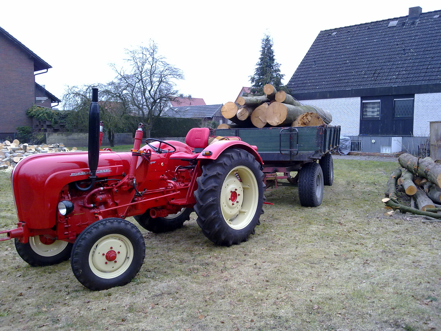 Porsche Diesel bei der Arbeit