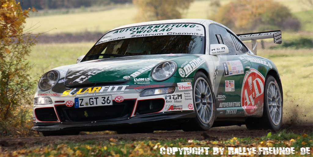 Porsche GT 3 beim Rallyesprint.eu