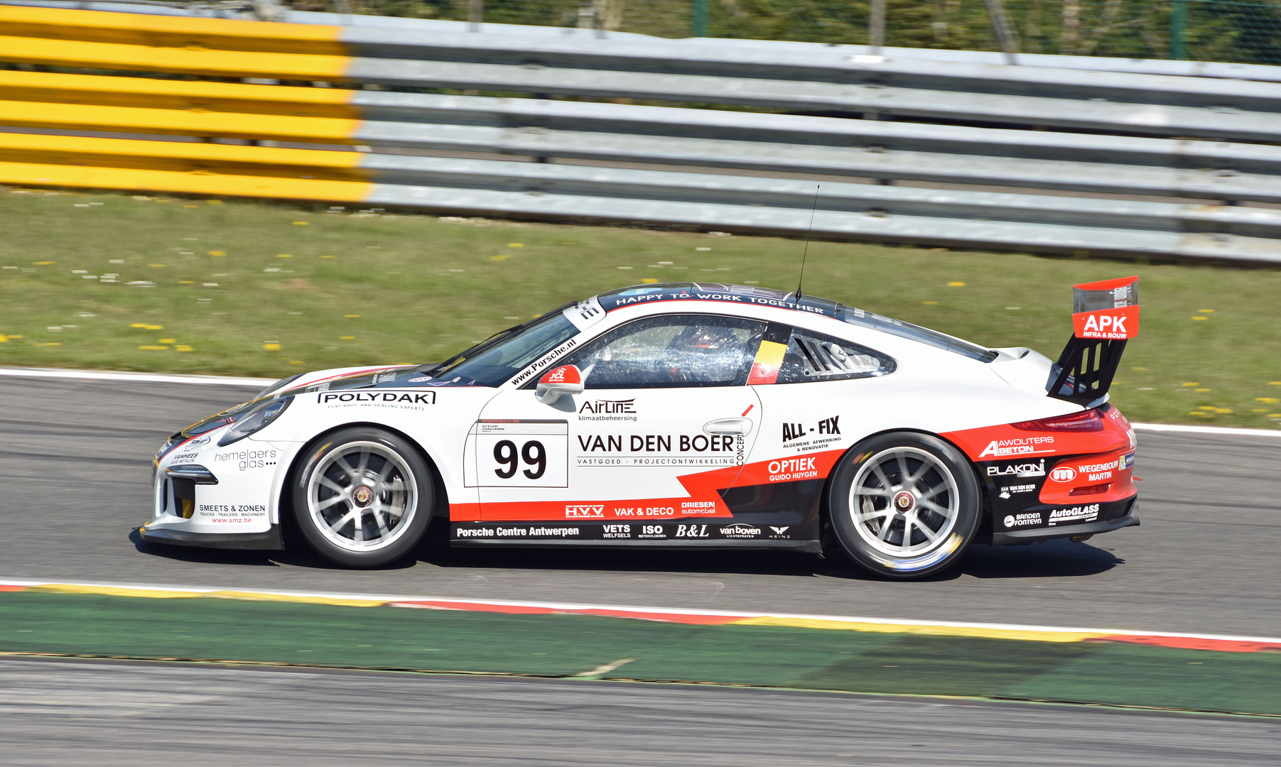 Porsche GT3 Cup Challenge Benelux Spa-Francorchamps 2016