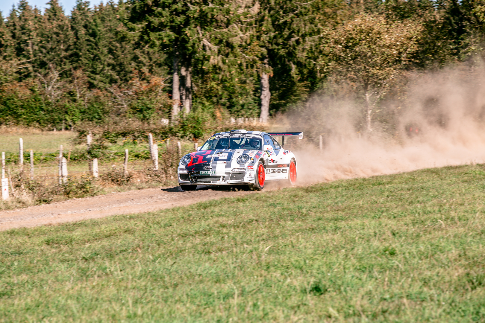 Porsche GT3 East Belgian Rally 