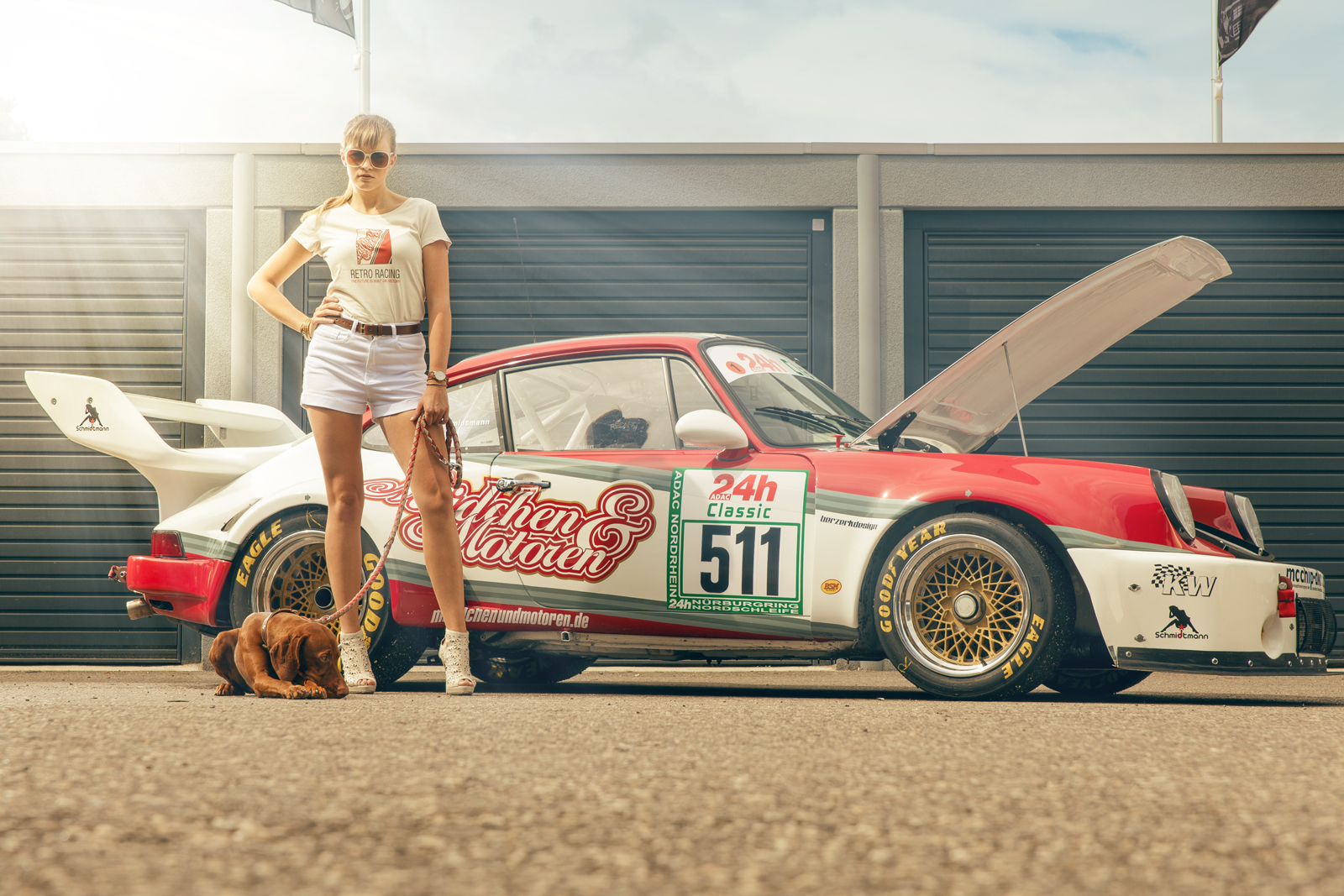 Porsche RSR Dog is not impressed