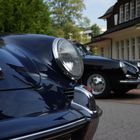 Porsches vor dem Kurhaus