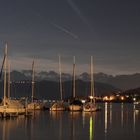 Port at night