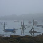 Port dans la brume