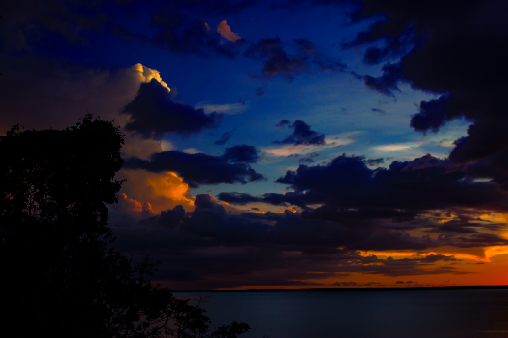 Port Darwin after sunset